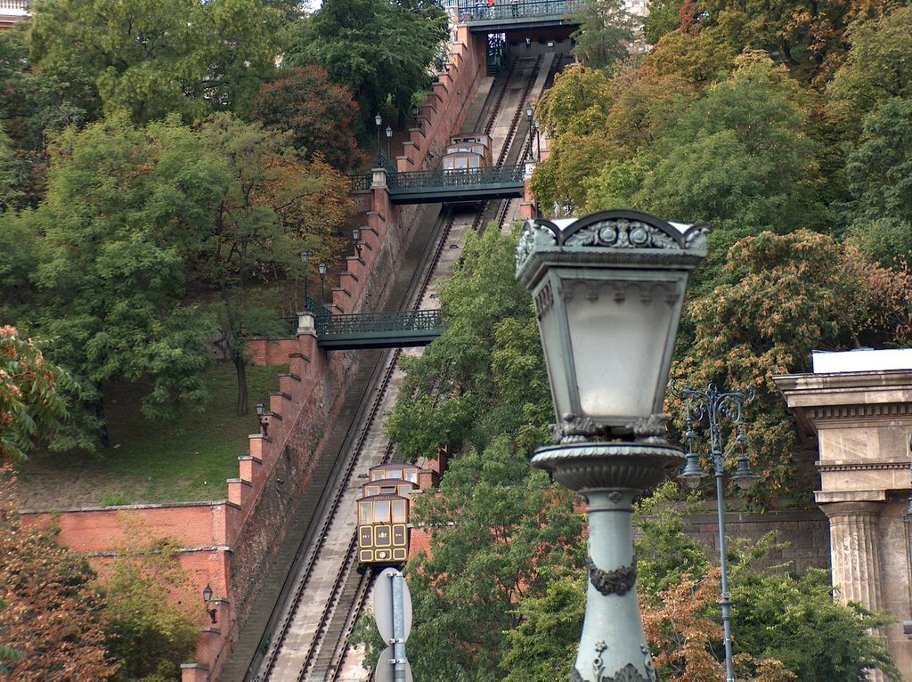 Budapest, funicular al castillo by Juan José Zurdo