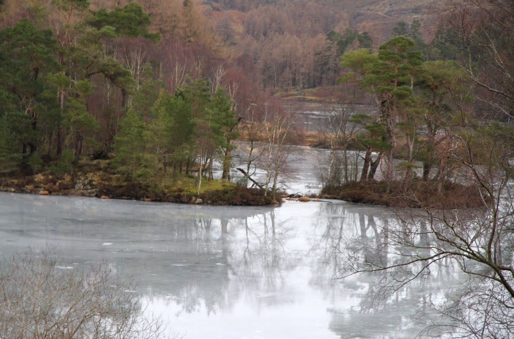 Ice on Tarn Hows by AbbieK