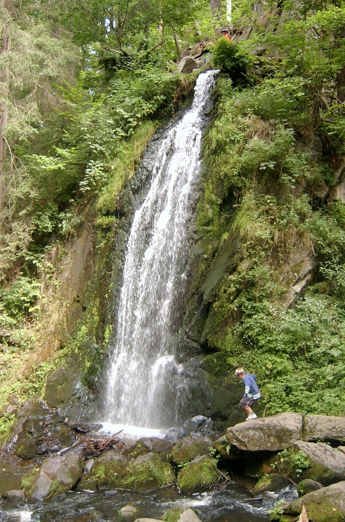 Vodopád /waterfall v/in -Terezino údolí by Petr Legerský