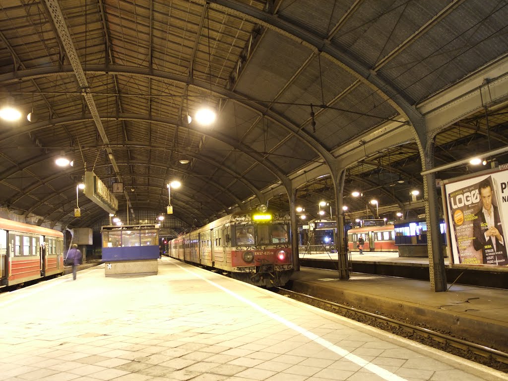 Wrocław Główny platform by Łukasz Koszela