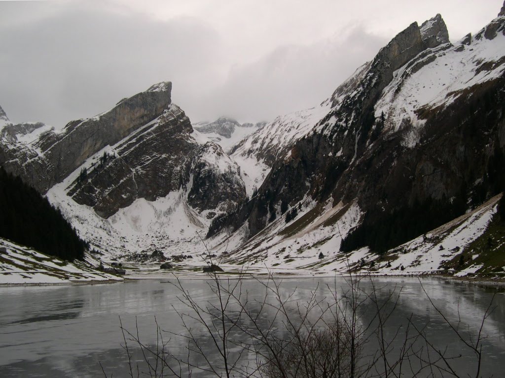 Dezember am Seealpsee, Schwende, AI, Switzerland by Auggie W