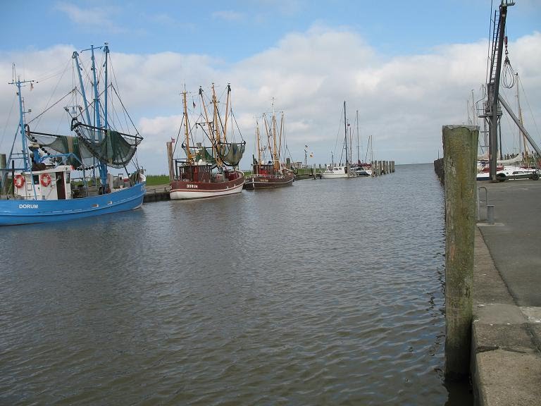 Hafen in Dorumer- Neufeld, Deutschland by iga kwiak