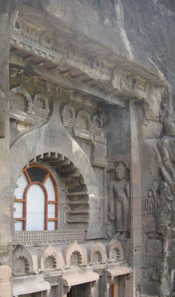 Carvings Ajanta caves A UNESCO World Heritage Site by srinivastunikoju ©