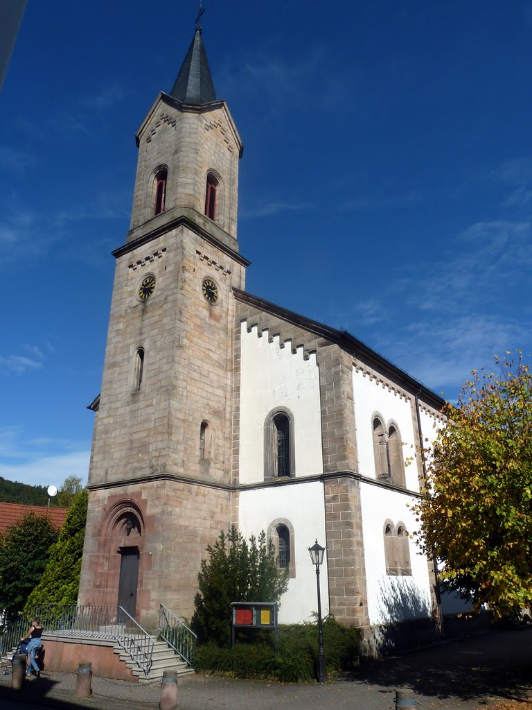 Waldfischbach-Burgalben – Prot. Kirche im Ortsteil Waldfischbach by padrei