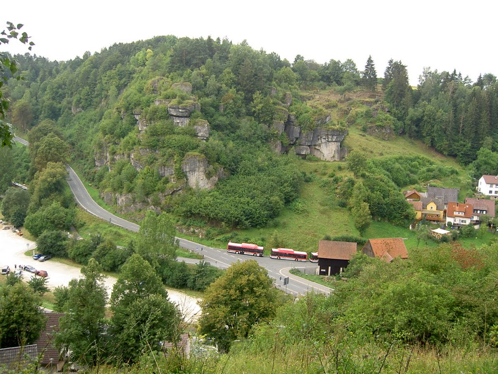 Aussicht von Burg Pottenstein by Fotograf01