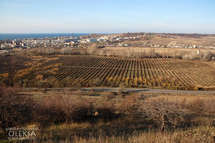 View on Liubymivka and the Belbek Valley by Oleksa Haiworonski