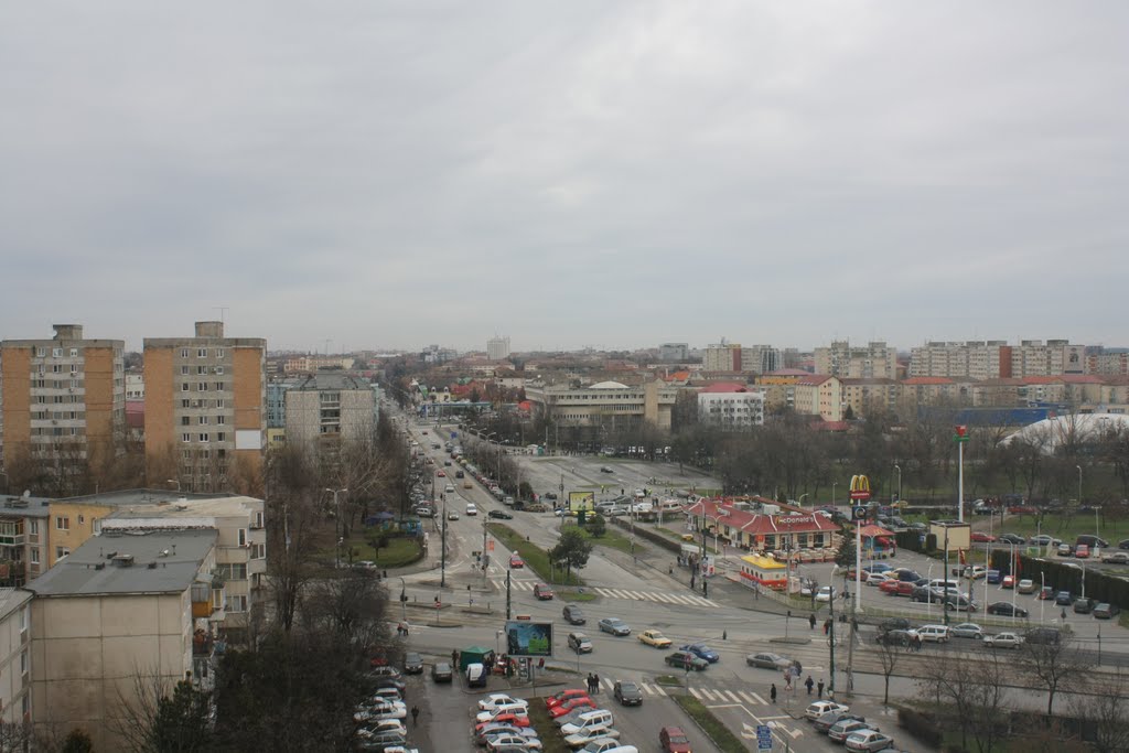 Timisoara from Spitalul Judetean (County Hospital) by Cosmin Baltoi