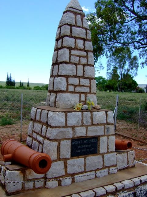 Memorial to Andries Waterboer, Griqua Captain by Herman Cornelissen