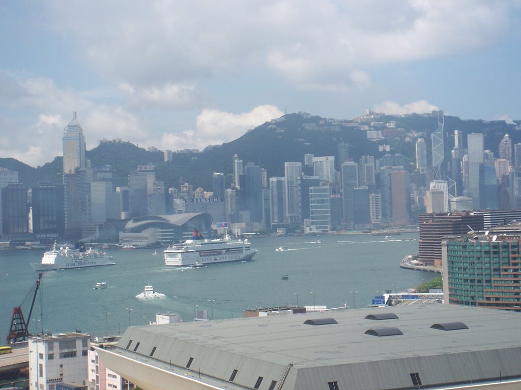 Panorama from Pietro home Hung Hom by pietro1109