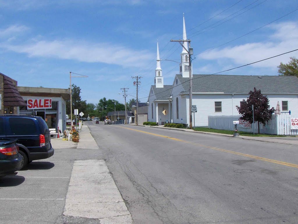 Main Street, Russells Point, OH, GLCT by Robert Maihofer, Great Lakes Casual Traveler