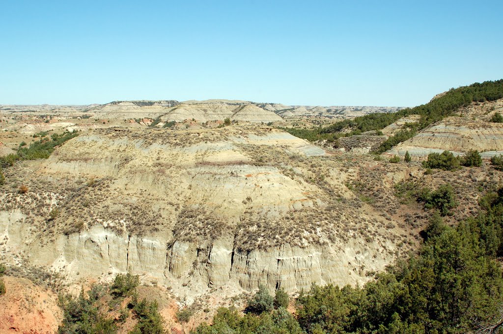 Badlands - Theodore Roosevelt National Memorial Park near Medora, ND by Scotch Canadian