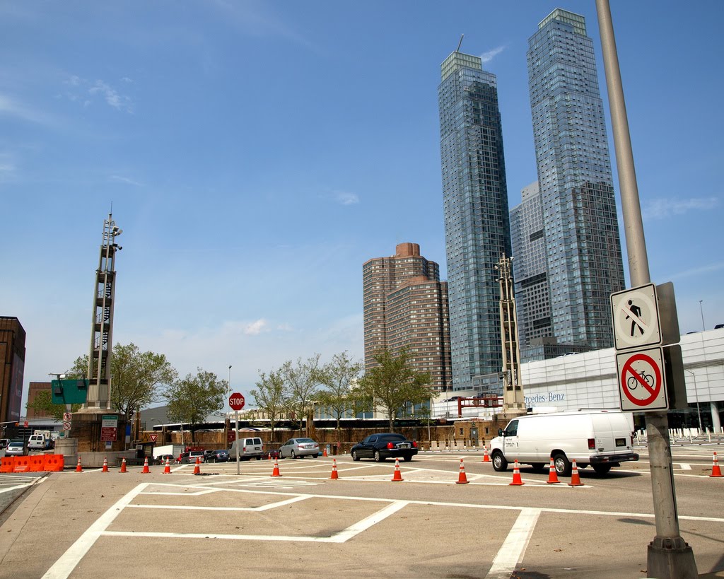 Lincoln Tunnel Manhattan Entrance, Midtown West, New York City by jag9889