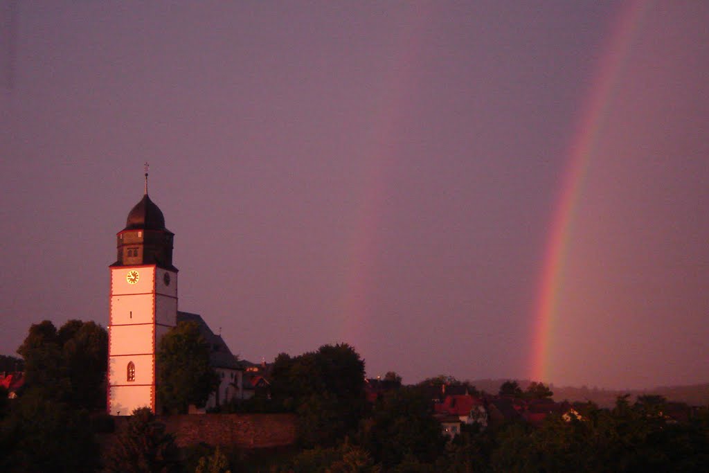 Laurentiuskirche - mit Regenbogen by BVB1909