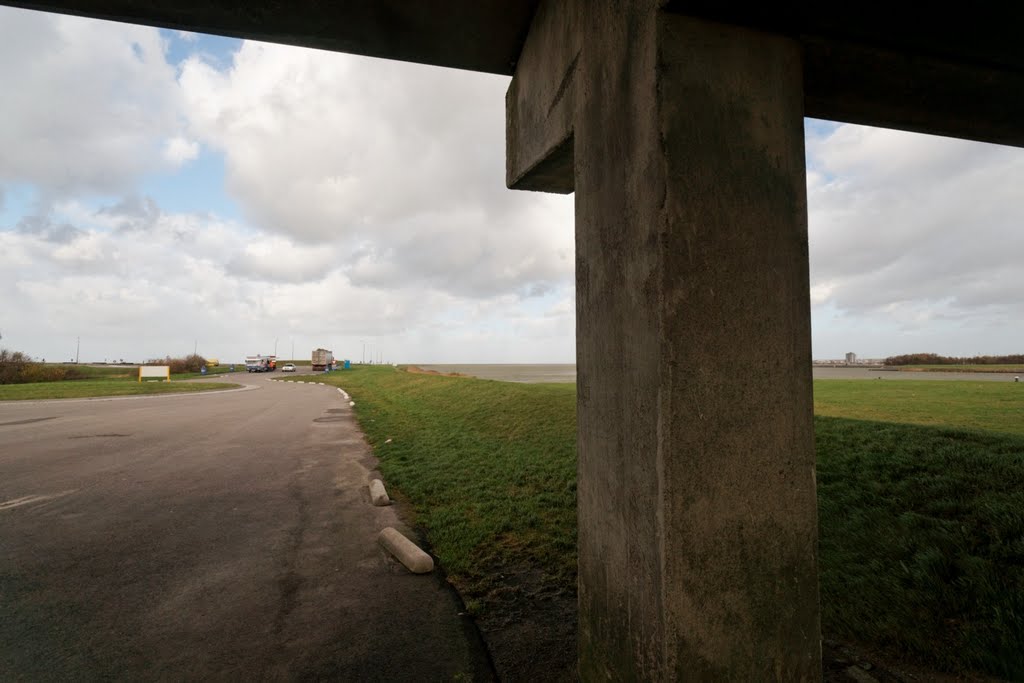 Lelystad - Houtribdijk / Houtribbrug - View NNE by txllxt TxllxT