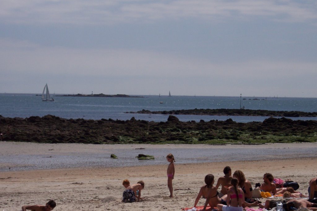 Larmor Plage - Plages (Morbihan-Août 2004) by ciolx