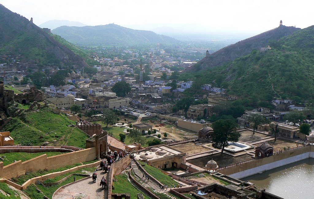 A landscape from amber fort by rreho