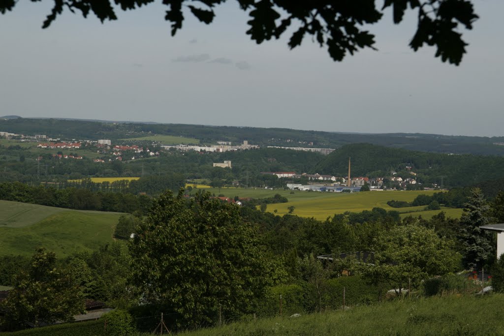 Weitblicke vom Weg am Falkaer Steinbruch ins Elstertal by Wipsenwapps