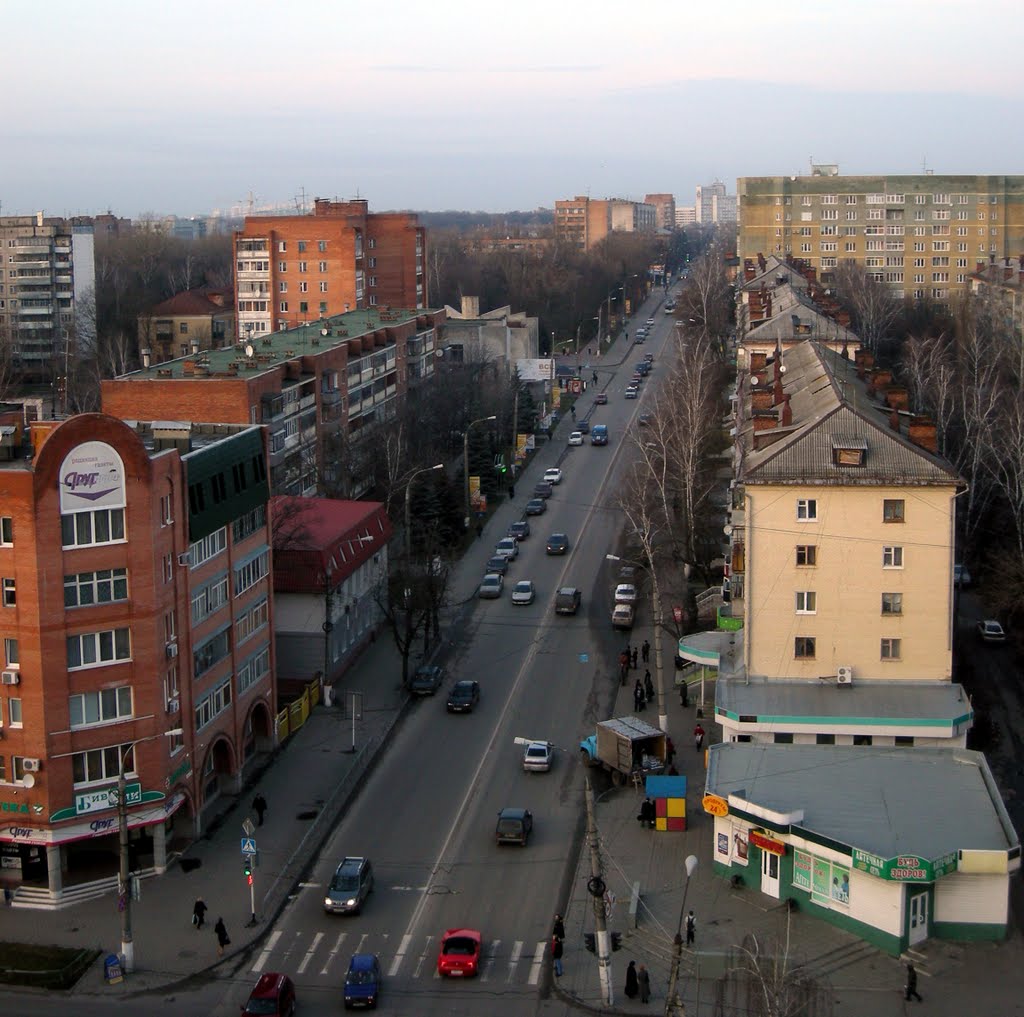 Панорама улицы Радищева (вид на север со здания Sadovaya Plaza) by trx2