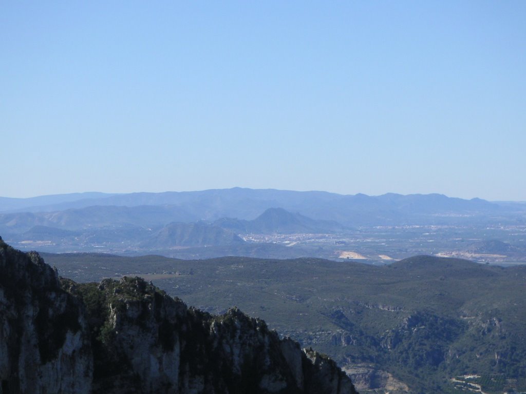 Jativa desde Cardenal by Adolfo Descals