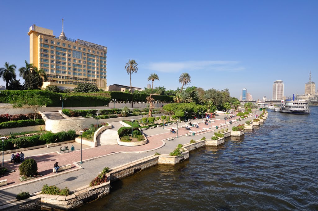 Nile Riverside Walkway by maiermo