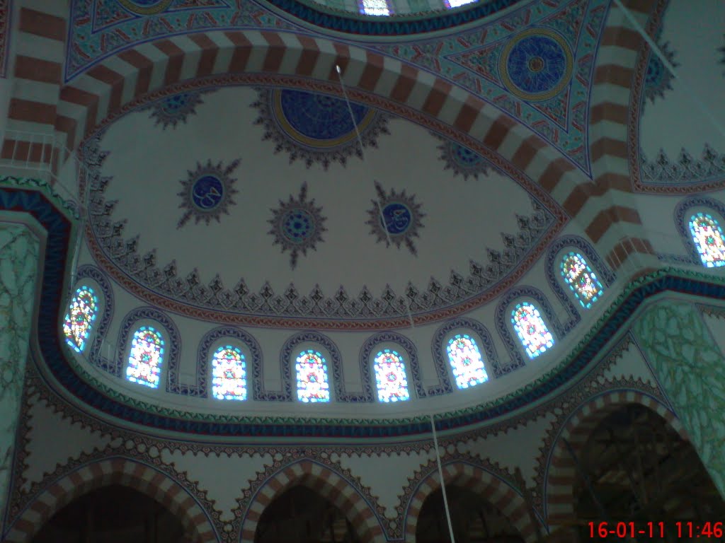 Çavuşoğlu camii kubbe iç görünüm by ihsan Dumankaya