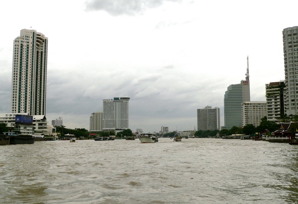 Chao Praya river by serge_zab