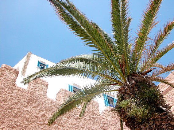 VUE SUR LES REMPARTS - ESSAOUIRA - www.chipiedoll. by chipiedoll