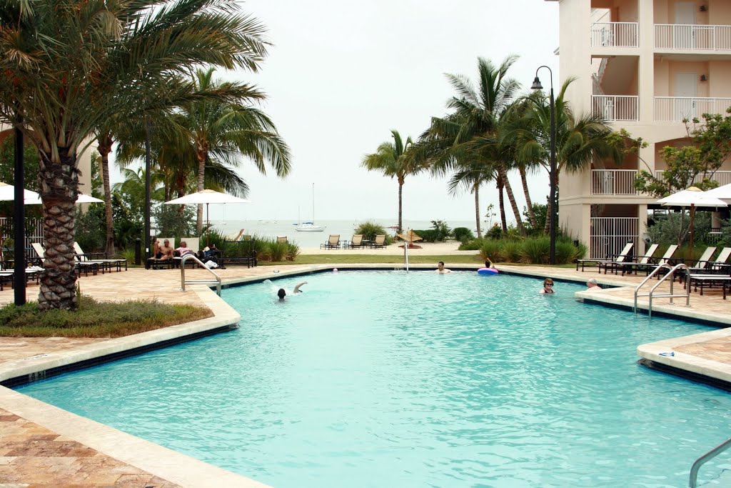 Pool at the Marriott Beachside hotel Key West FL USA by Klaus Klaus