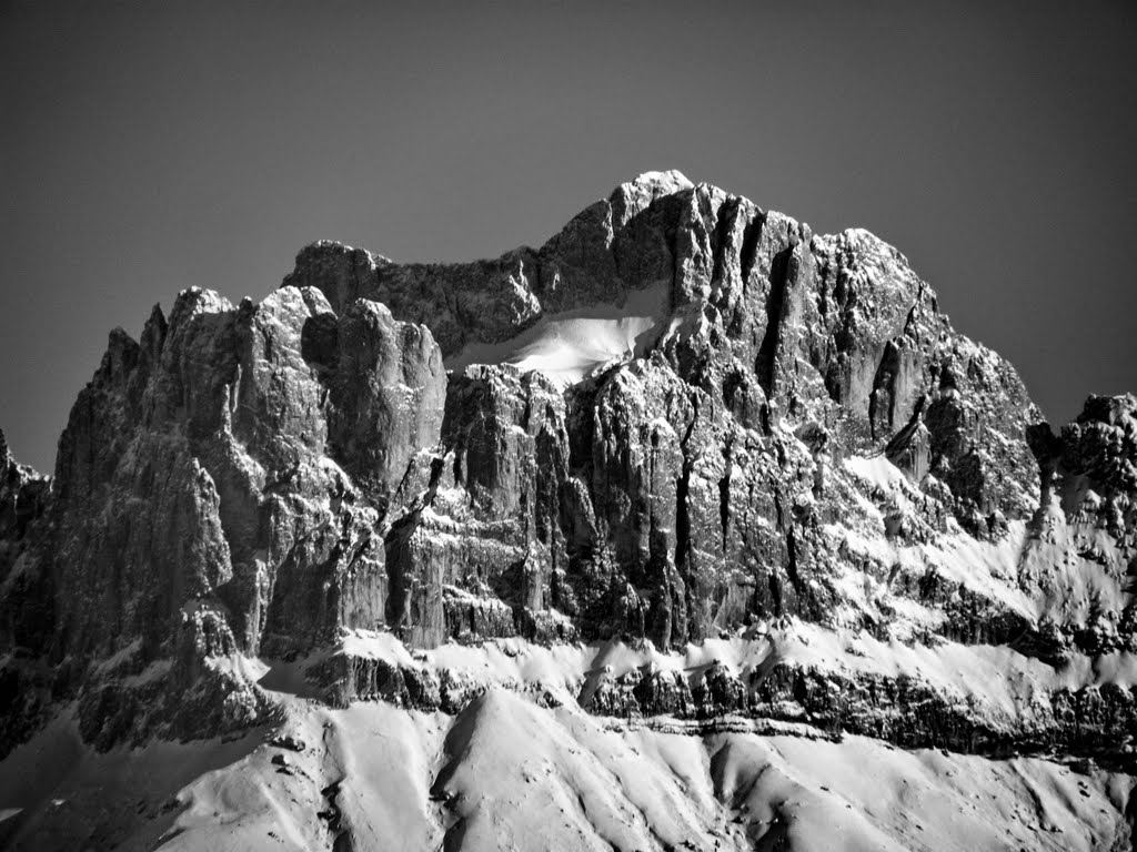 Panorama Dolomiti da Bolzano: Catinaccio by Saverio Panichi