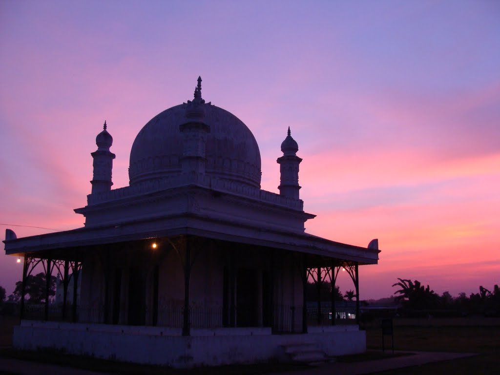 Modina Mosque at Hazarduari Compound, Murshidabad by Rajen Moitra