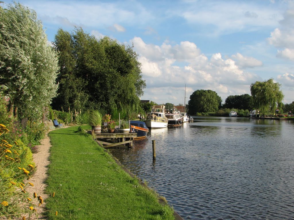 Jaagpad langs de Vecht by Piet Guijt