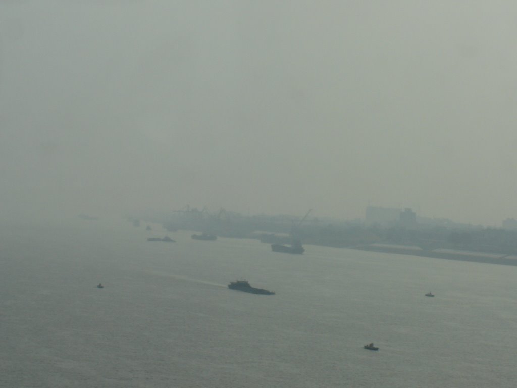 Yang Tze River (View crossin the bridge) by cristina&victor