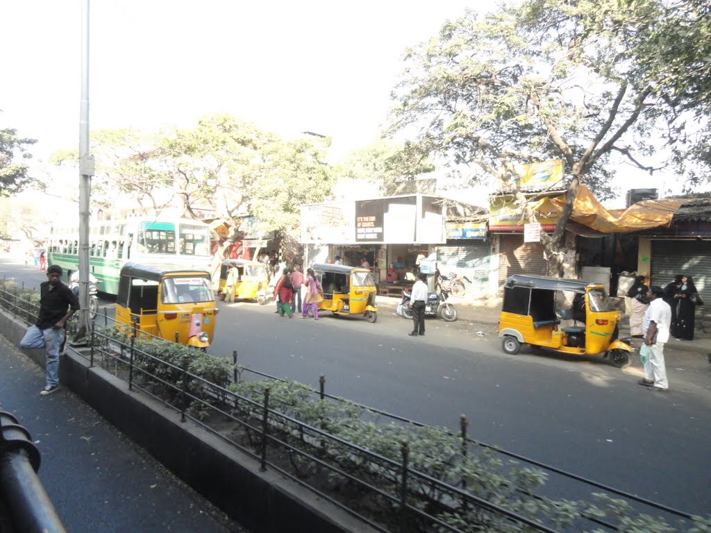 VIEW OF ADYAR BUS STAND by Sridhar Boopathy