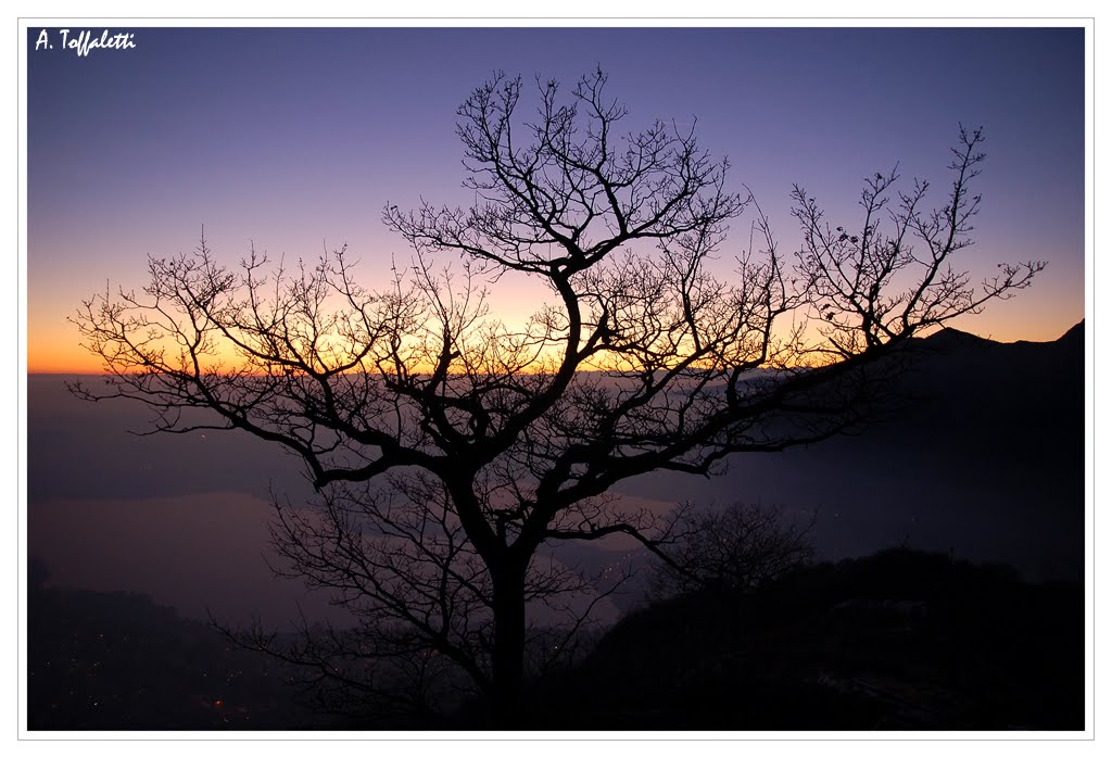 Monte Barro, tramonto invernale by toffa77