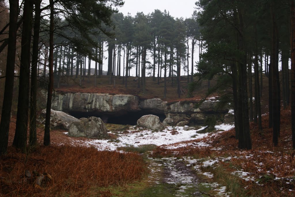 St Cuthbert's Cave Nr Belford by Jim White