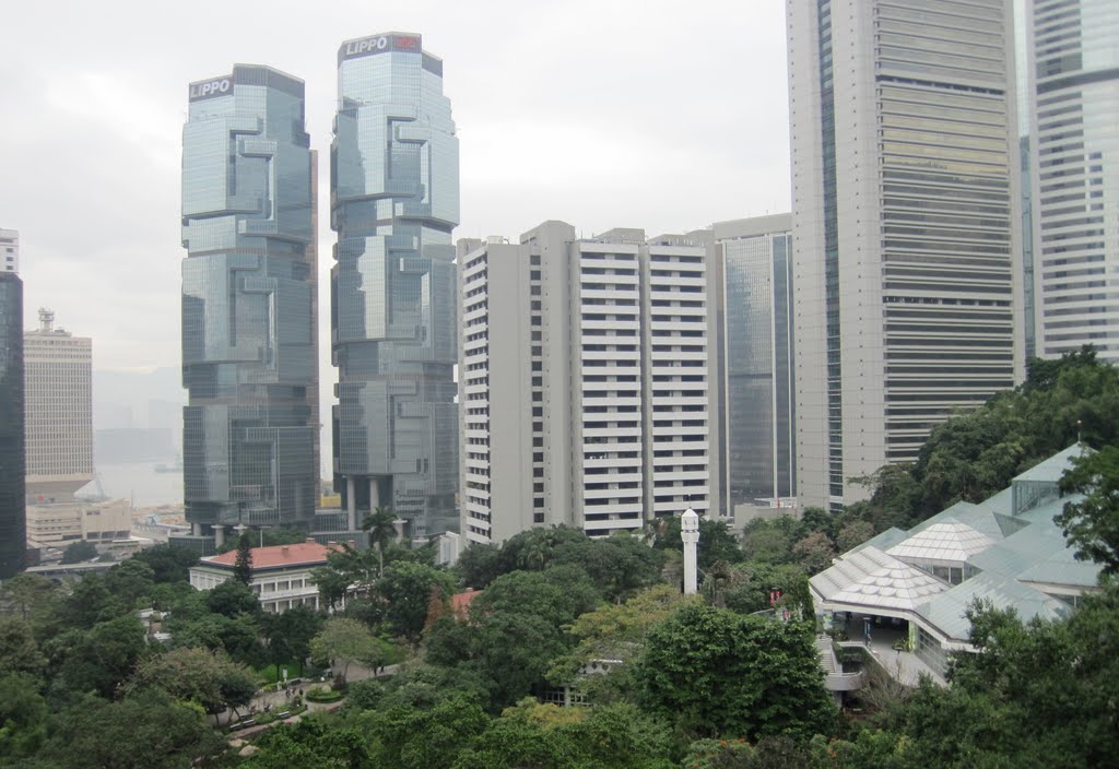 Modern architecture in Hong Kong. January 2010. by Lukas Eddy