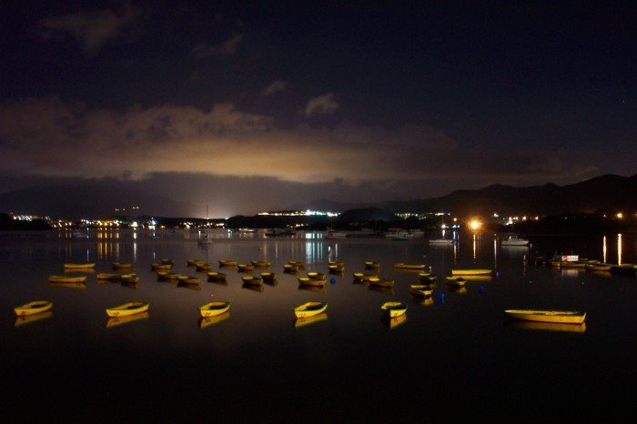 Sea at night, Tai Mei Tuk by jamielondon