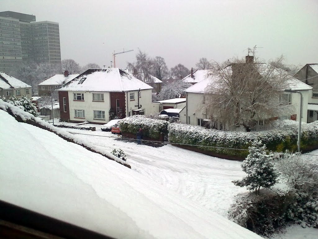 Llanishen in snow by chickenlegs