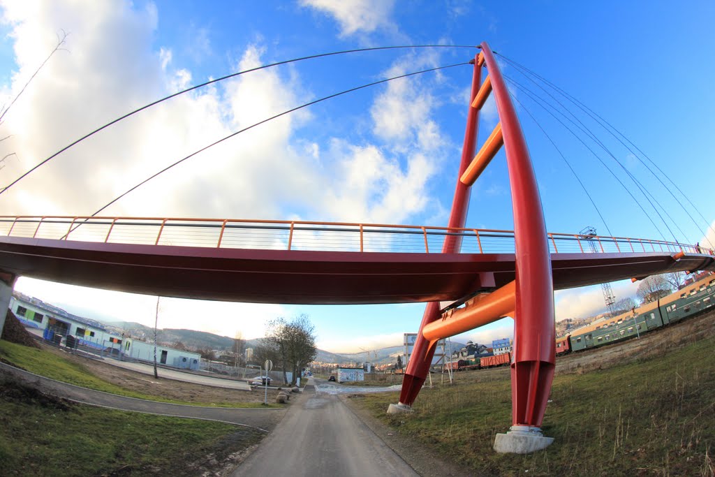 Ilmenau, neue Fußgängerbrücke by ThomasSchubert