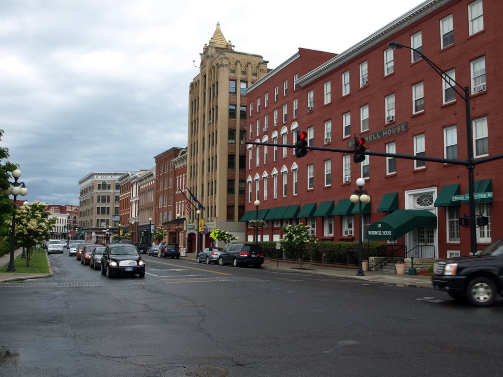 Rutland, VT downtown by Don Waters