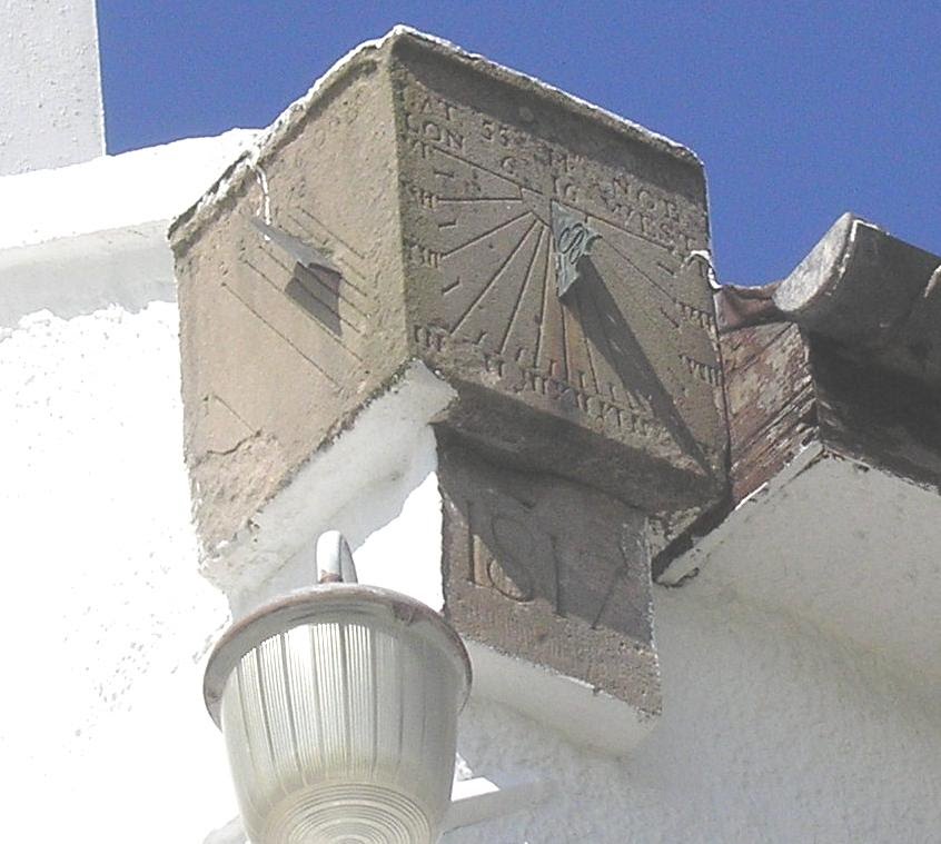 Tide Dial, Ballintoy Church. by Alexander McD