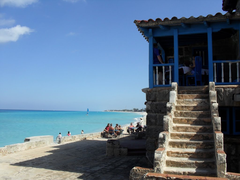 Sea view from Al's restaurant by gordo1958