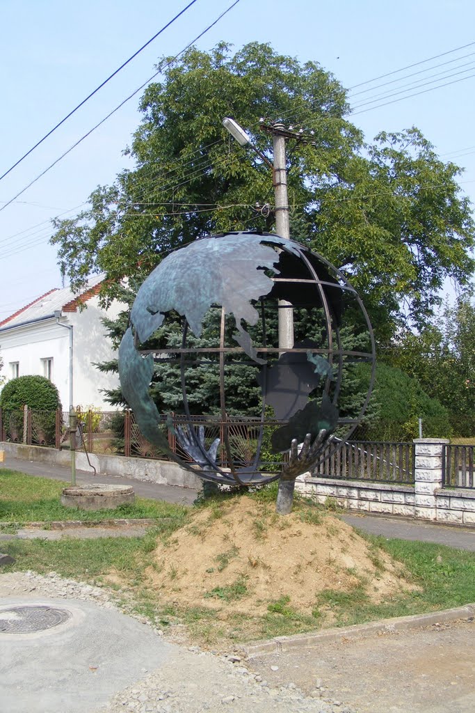 Iron globe in Velky Ruskov by Jan Gallo