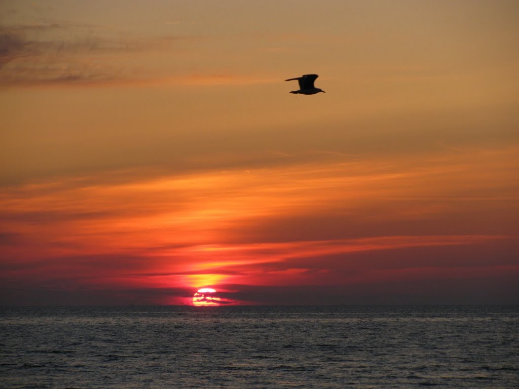 Sunrise in Sæby by leifka.dk