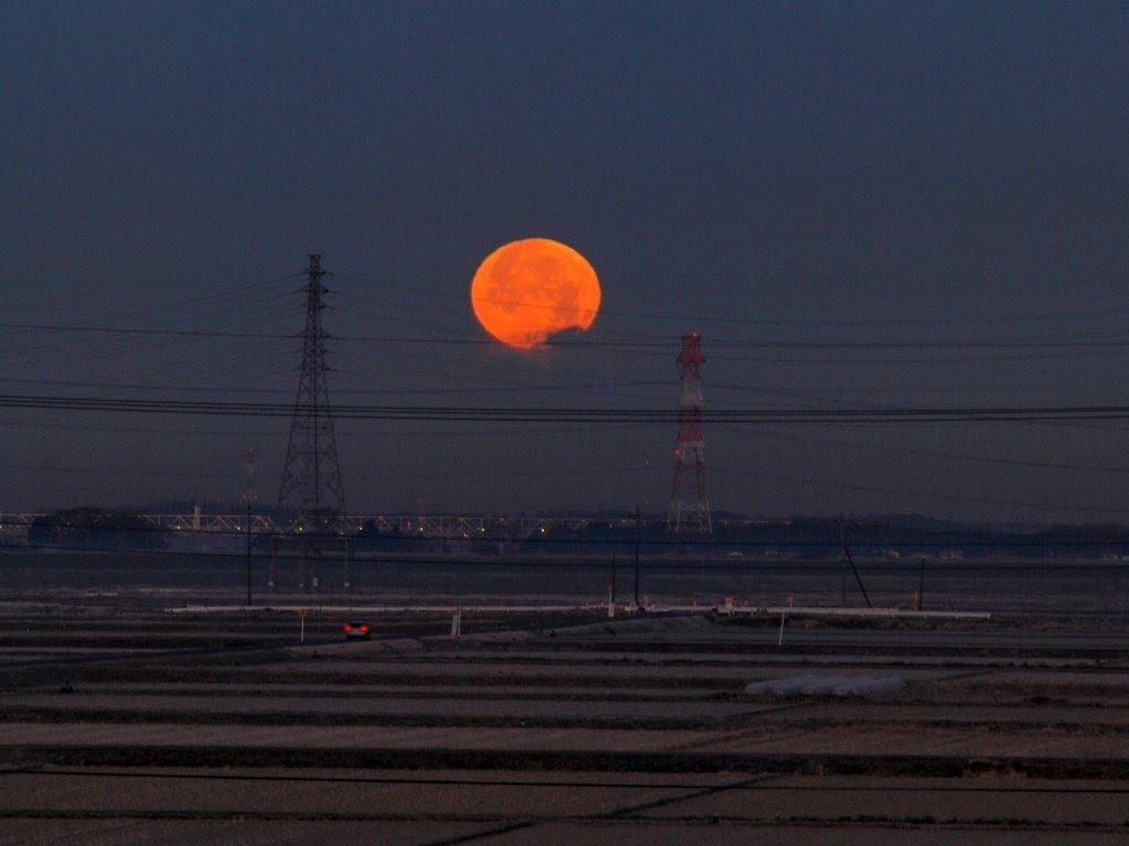 月の入り 茨城県守谷市から by Hiko S.