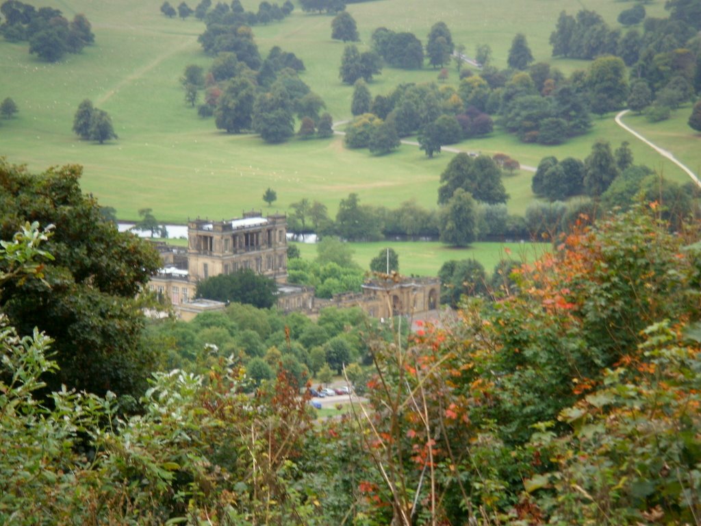 Looking down to the house at Chatsworth. by HannibalCat