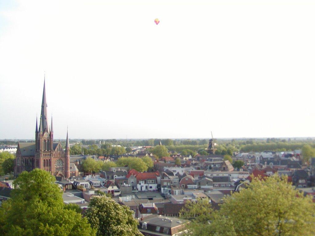 woerden vanuit een net gestarte hete lucht ballon by arcus4