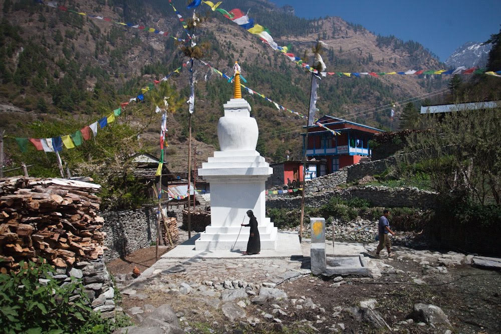 Chorten in Bagarchap [greg-willis.com] by Greg Willis