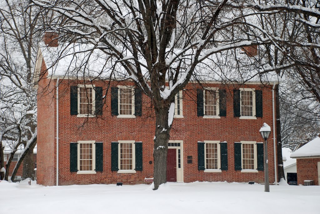 Colonel Benjamin Stephenson House. Snow storm January 20th, 2011 by Dave Rudloff