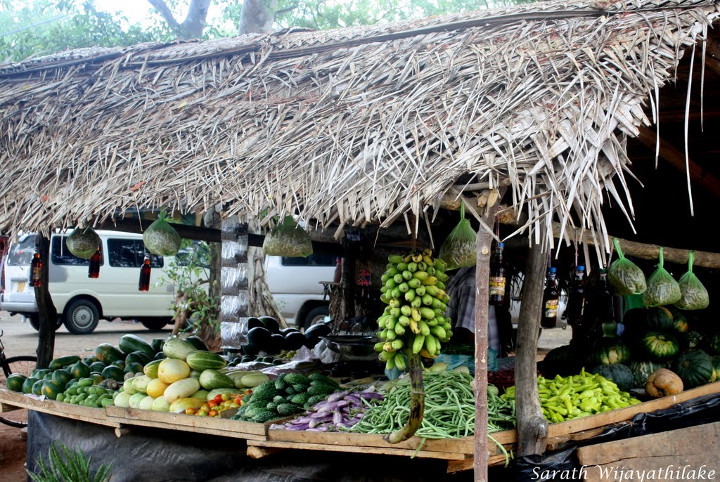 Small vegetable boutique- Thanamalwila. by Sarath.Wijayathilaka